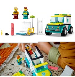 LEGO City 60403 Ambulance and Snowboarder