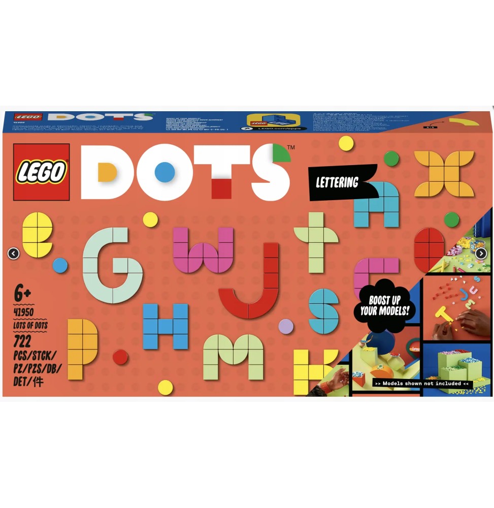 LEGO DOTS 41950 Rozmaitości literki - 722 elementy