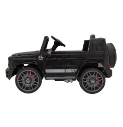 Mercedes AMG G63 dla dzieci - czarny z pilotem, MP3, LED