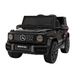 Mercedes AMG G63 dla dzieci - czarny z pilotem, MP3, LED