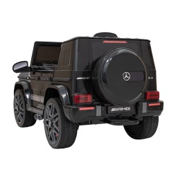 Mercedes AMG G63 dla dzieci - czarny z pilotem, MP3, LED