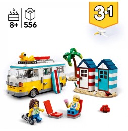 LEGO Creator Camper pe plajă 31138