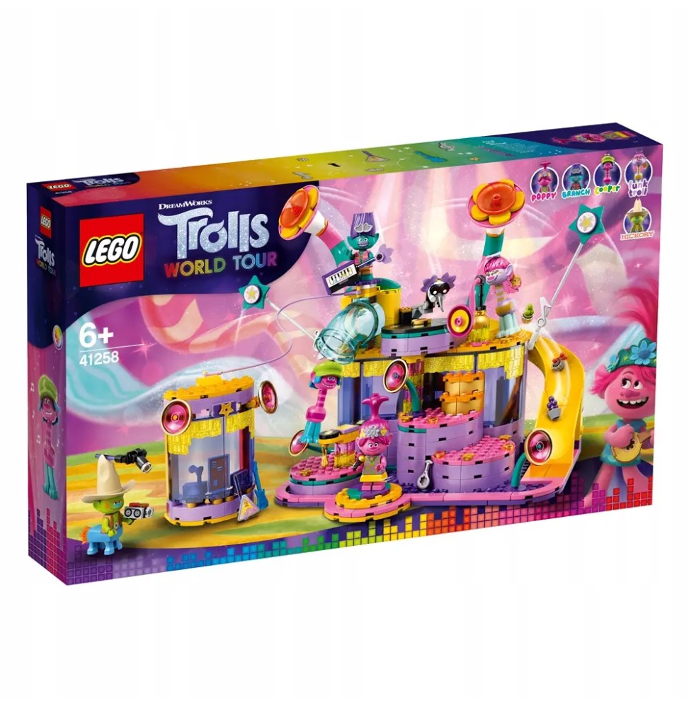 LEGO Trolls Trolle 41258 Vibe City concert