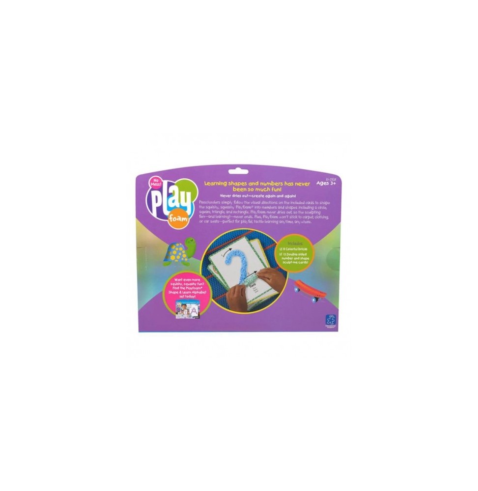 Playfoam, foam dough for learning numbers