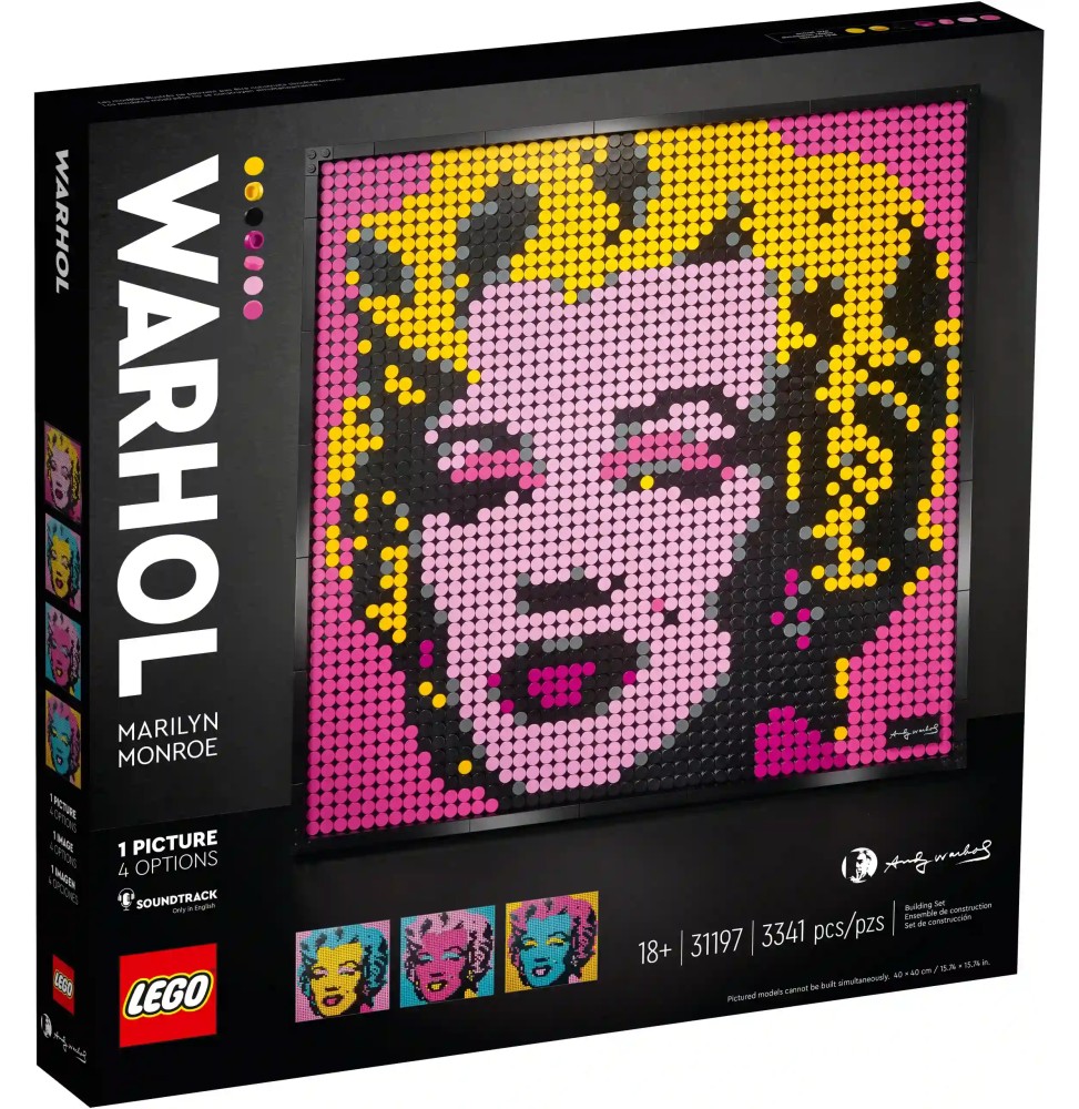 LEGO Art Andy Warhol's Marilyn Monroe 31197