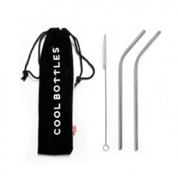 Eco-friendly reusable Cool Bottles straws