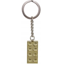 LEGO Keychain with Golden Brick