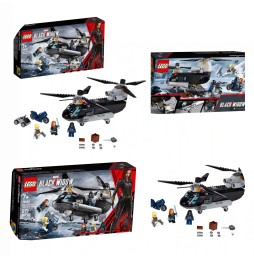 LEGO Marvel 76162 Căpcăunul Negru și Helicopterul