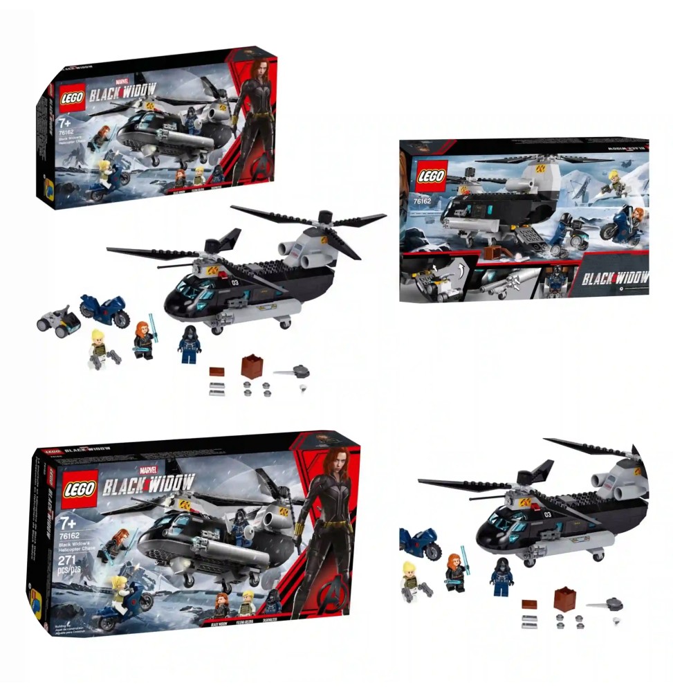 LEGO Marvel 76162 Căpcăunul Negru și Helicopterul