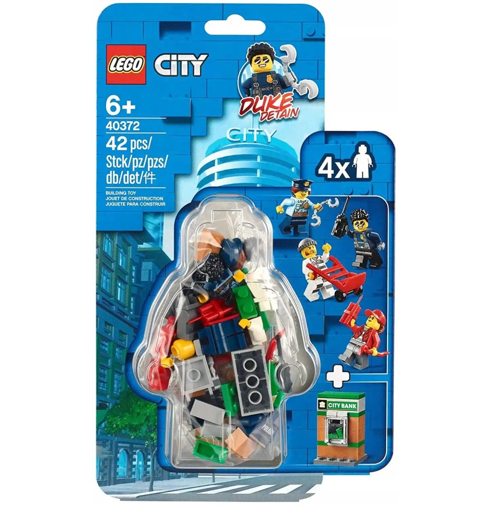 LEGO City 40372 Police Minifigures and Accessories