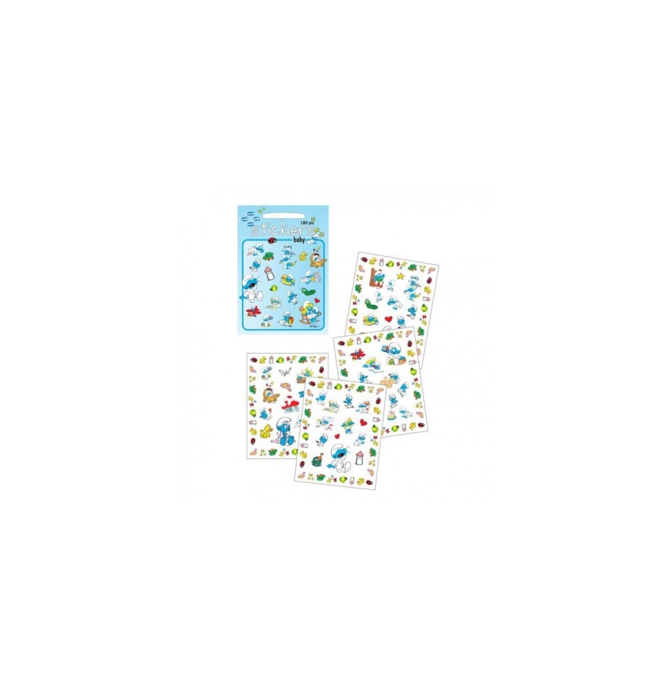 180 Sticker Set - Baby Smurfs by Barbo Toys