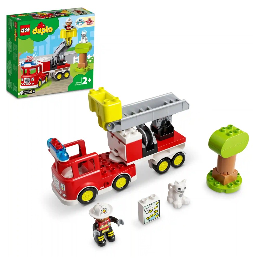 LEGO DUPLO Camion de pompieri 10969 pentru copii