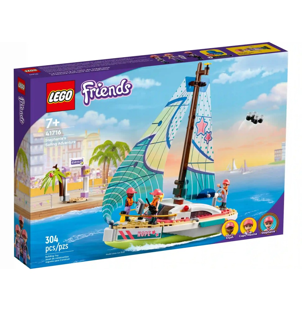 LEGO Friends 41716 Stephanie și aventura pe mare