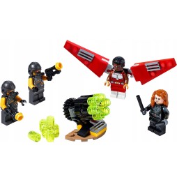 LEGO 40418 Super Heroes Falcon și Văduva Neagră