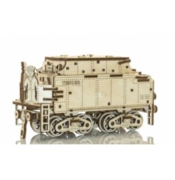 Drewniane puzzle mechaniczne 3D Wooden Express + Tender