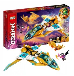 LEGO Ninjago 71770 - Avionul Zane cu dragon aurit