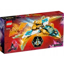 LEGO Ninjago 71770 - Avionul Zane cu dragon aurit