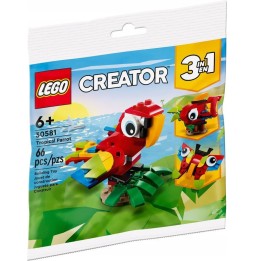 LEGO 30581 Creator 3w1 - Tropikalna papuga