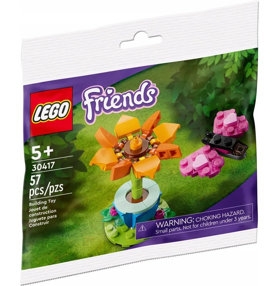 LEGO Friends Ogrodowy kwiat i motyl 30417 Klocki