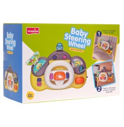 Interactive Steering Wheel Set for Kids