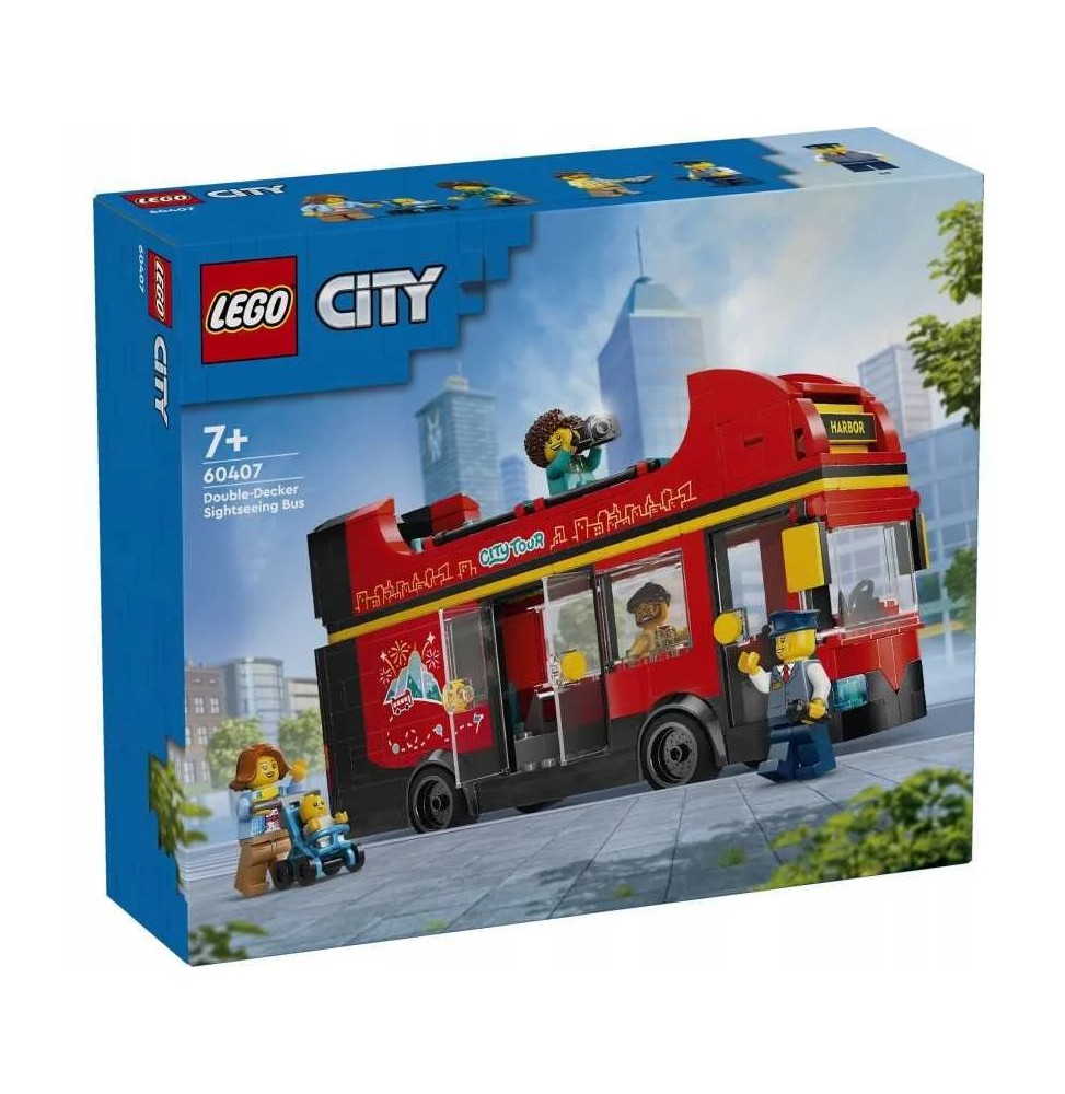 LEGO City - Czerwony piętrowy autokar 60407