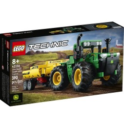 LEGO Technic traktor John Deere 9620R z przyczepą