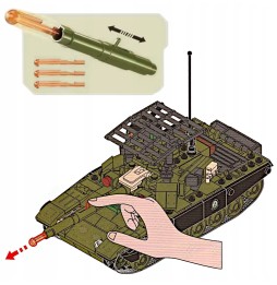 Klocki Czołg T90 z Figurkami