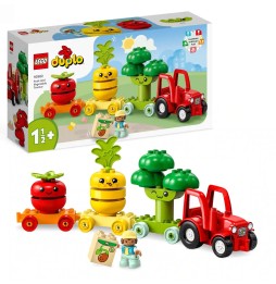 LEGO DUPLO tractor cu legume și fructe set