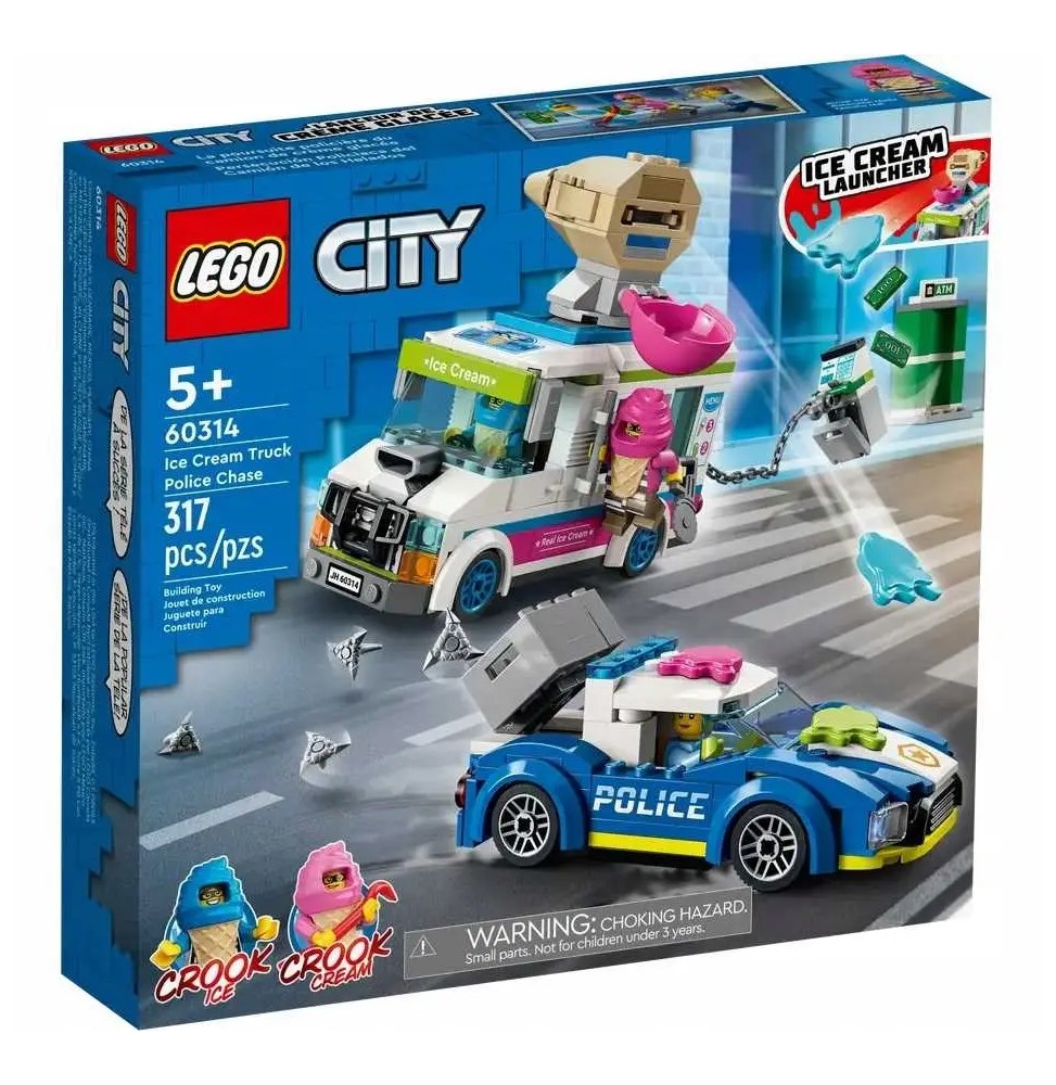 LEGO City Urmărirea poliției furgonetei cu înghețată