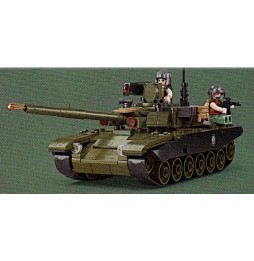 T90 Tank Building Blocks with Figures