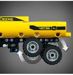LEGO Technic traktor John Deere 9620R z przyczepą