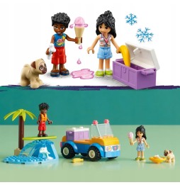 Set LEGO Friends cu vehicul de plajă