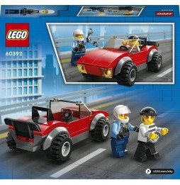 LEGO police motorcycle with thief - kids set