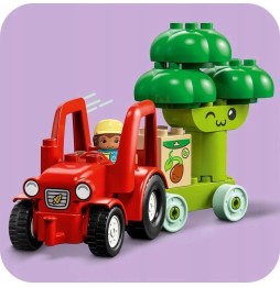 LEGO DUPLO tractor cu legume și fructe set