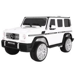 Auto na akumulator mercedes amg g65 dla dzieci biały