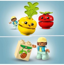 LEGO DUPLO tractor cu legume și fructe set