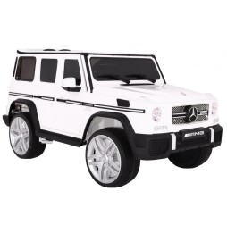 Auto na akumulator mercedes amg g65 dla dzieci biały