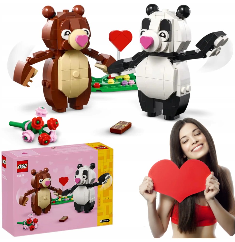 LEGO Valentine's Bear Set 287 Pieces