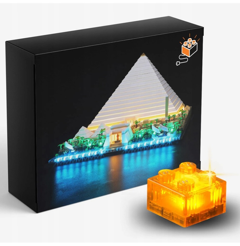 LED Lighting for LEGO Pyramid of Cheops 21058