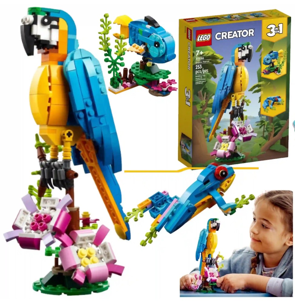 LEGO 3in1 Exotic Parrot