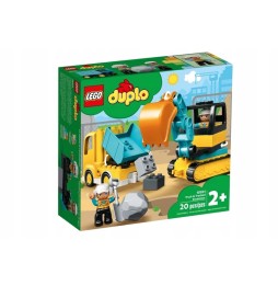 LEGO Duplo camion și excavator pe șenile