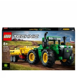 LEGO Technic tractor John Deere 9620R cu remorcă