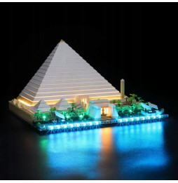 Iluminare LED pentru LEGO Piramida Cheopsa 21058