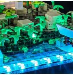 Iluminare LED pentru LEGO Piramida Cheopsa 21058