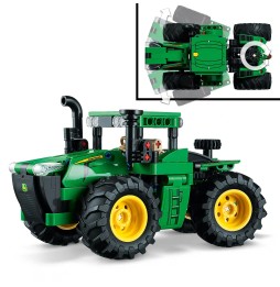 LEGO Technic tractor John Deere 9620R cu remorcă