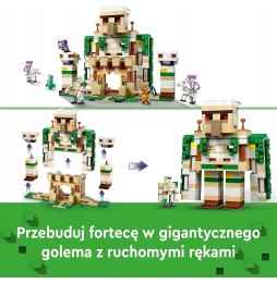 LEGO 21250 Minecraft fortăreața golemului de fier