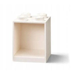 LEGO Wall Shelf Block Shape White