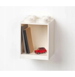 LEGO Wall Shelf Block Shape White