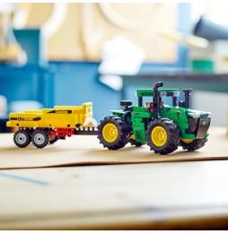 LEGO Technic tractor John Deere 9620R cu remorcă