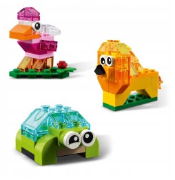 LEGO Classic przezroczyste klocki z breloczkiem